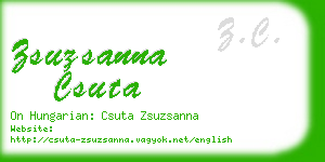 zsuzsanna csuta business card